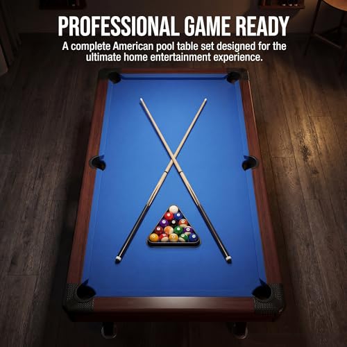 OYE 5FT Billiards Table Indoor Pool Table with All Accessories Best Choice for Game Room, Family, Party