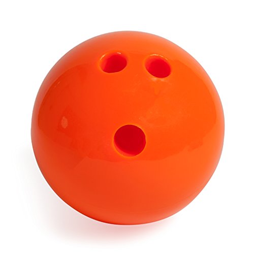 Champion Sports Plastic Bowling Ball – Youth Bowling Game for All Skill Levels, Indoor/Outdoor Play, Fits Foam or Plastic Pin Sets, 3–5 lb. Ball Sizes - color: Orange (3 Pounds)