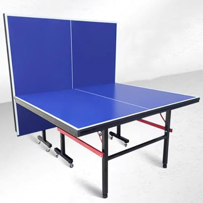 Weatherproof Outdoor Ping Pong Table, Competition Grade Indoor Outdoor Table Tennis Table with Mobile Wheels and Full Net Set - color: I