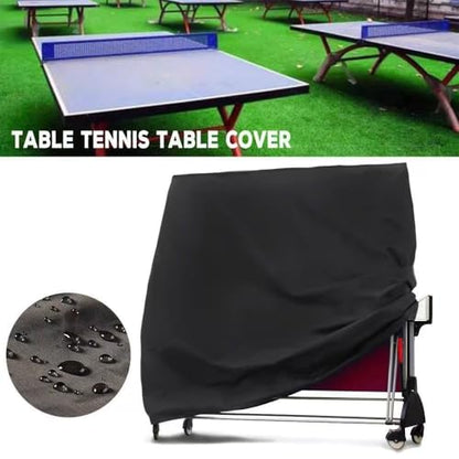 SHILDEX Ping Pong Table Cover, 210D Heavy Duty Waterproof Oxford Cloth, Full Protection for Indoor/Outdoor Foldable Table Tennis Tables, Weatherproof Dustproof UV Resistant Patio Game Table Cover