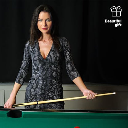 57 inch Pool Cue Stick Billiard Cue Sticks Pool Stick 20OZ Set of 2 for Beginners,Cue for Pool Table,Pool Sticks with 13mm Tip