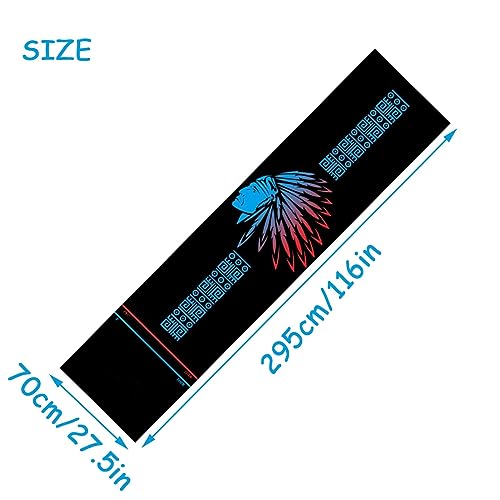 OVARIA Non-Slip Dart Carpet Rubber Dart Floor Mat, Rubber Stable Protection Carpet, Dart Training Carpet with Throwing Line, Suitable for All Darts