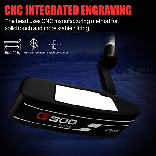 PGM Golf Putter - Blade Putters for Men & Women - Easy Flop Shots – Legal for Tournament Play- Right/Left Handed - size: 34", Graphite, style: Right Handed