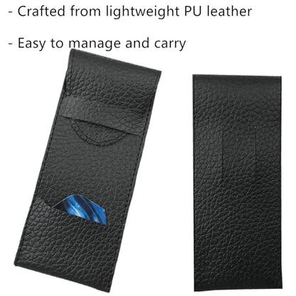 2 Pcs PU Leather Dart Case for Steel & Soft Tip Darts | Darts accessories organizer, holds 3 darts, ideal for home, traveling and outdoor use