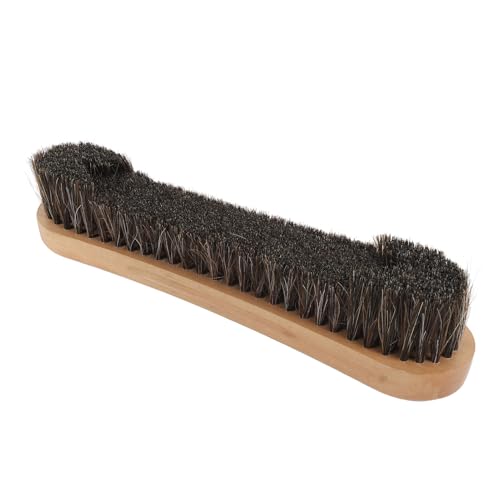 12 Inch Billiard Table Brush, Pool Table Brush Snooker Billiard Brush Pool Table Accessories with Horsehair for Efficient Cleaning Dusting and Seam Brushing