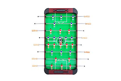 KICK Conquest 48" Foosball Table – Compact Indoor Game Table - color: Brown