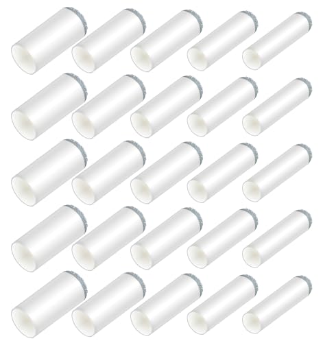 25Pcs Pool Cue Tips, 5 Sizes Billiard Cue Tips (9mm/10mm/11mm/12mm/13mm) Replacement Kit, Slip-on Design for Quick Installation, Durable Pool Table Accessories (5Pcs per Size)