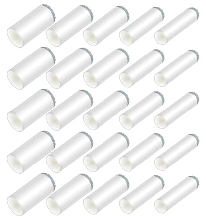 25Pcs Pool Cue Tips, 5 Sizes Billiard Cue Tips (9mm/10mm/11mm/12mm/13mm) Replacement Kit, Slip-on Design for Quick Installation, Durable Pool Table Accessories (5Pcs per Size)