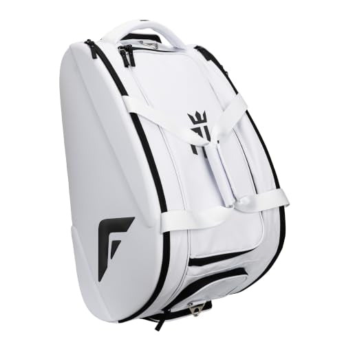 Franklin Sports Pickleball Pro Series Bag II - Court Backpack + Duffel Bag for Paddles, Balls + Equipment Storage - color: ALW | White