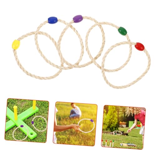 10pcs Ring Toss Game Toss Rings for Garden Parties Outdoor Sports Carnival Fun Easy to Use Portable Design for Lasting Enjoyment