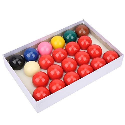 Snooker Balls Set, 22-Piece Tournament Weight (141g) 52.5mm Phenolic Resin Pool Balls for Table Cue Game