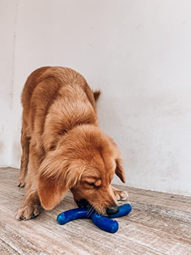 Tuff Pupper SuperChewer Tough Boomerang Toy | Lifetime Replacement | Strong Natural Rubber | Great Dog Fetch Toy | Toys for Dogs | Ultra Durable Chew Toys for Aggressive Chewers | for Large Breeds - size: Large