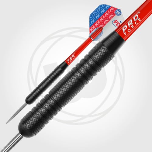 WINMAU Blade 6 Dartboard Set – PDC Endorsed Professional Dart Board with Surround – Includes 2 Steel Tip Dart Sets, Oche Line & Checkout Card – Complete Home Darts Setup
