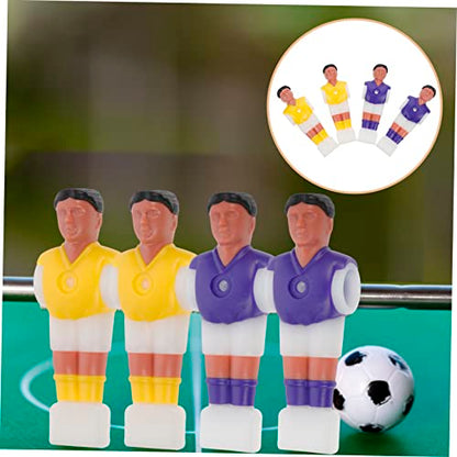 Alasum 8 Pcs Mini Soccer Game Childrens tylonal Rod Foosball Player Animatronic Toys Foosball Table Guy Kids Foosball Player Men’s Men Kids Football Players Fuse Replace Man