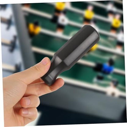 Mikikit 8Pcs Skid TPR Foosball Handles Professional Soccer Table Replacement Grips Ergonomic Design for Enhanced Play Compatible with Foosball Machines