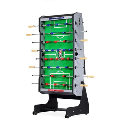 KICK Majesty 55" Folding Foosball Table (Gray) – Foldable Indoor Game Table