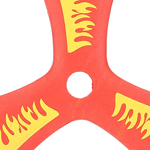 RiToEasysports Boomerang Toy, EVA Throw Catch Toy 3 Blade Flying Toy for Kids Outdoor ParentChild Interactive Game (Red)
