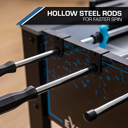 EastPoint Sports 60-Inch Official Competition Size Foosball Table - Foosball Game Table and Foosball Ball Set Complete with Quick-Connect Rods and Bead Scoring