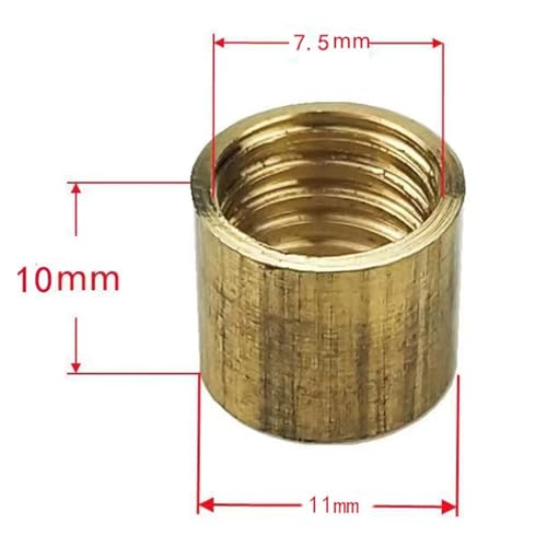 10 Pieces Billiard Cue Ferrules Billiard Stick Ferrule Snooker Pool Repair Parts Snooker Pool Cue Ferrules for DIY Billiard - size: 11mm