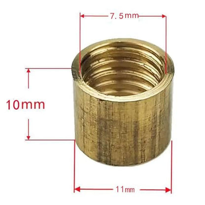 10 Pieces Billiard Cue Ferrules Billiard Stick Ferrule Snooker Pool Repair Parts Snooker Pool Cue Ferrules for DIY Billiard - size: 11mm