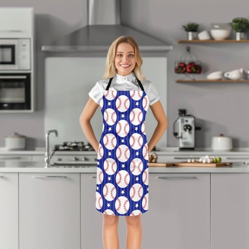 Manfei Volleyball Kids Kitchen Apron - color: Red White