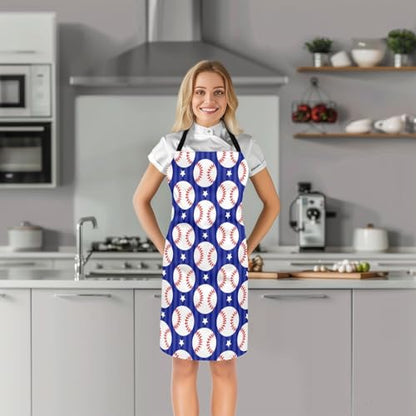 Manfei Volleyball Kids Kitchen Apron - color: Red White