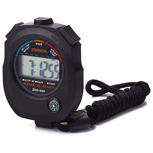 6 Pack Multi-Function Electronic Digital Sport Stopwatch Timer, Large Display with Date Time and Alarm Function,Suitable for Sports Coaches Fitness Coaches and Referees - style: 6pack