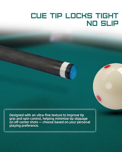 KONLLEN Billiard Chalk, Nano High Grip Pool Cue Chalk, Low Dust, Long Lasting, Fewer Miscues, Enhanced Spin Control, Professional Chalk for Pool Cue Tips (S/M/H) - color: 001 S Green
