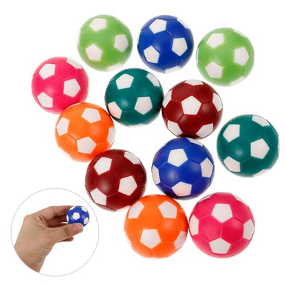 WOONEKY Foosball Table Balls 12pcs Mini Soccer Balls for Boys and Girls Table Football Games