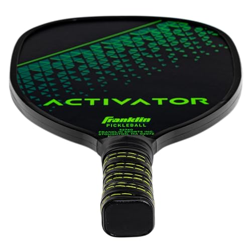 Franklin Sports Pickleball Paddle and Ball Set - Wooden Pickleball Rackets + Balls - Activator - USAPA Approved | Ball Set - style: 4 Player Set - Blue/Green