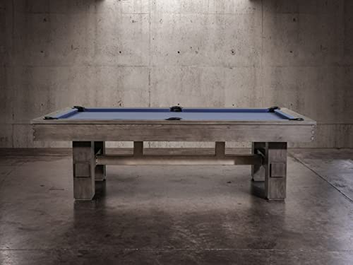 Nixon Billiards - Kemp Slate Billiard Pool Table (Grayson Gray, 7FT and 8FT) - size: 7FT Without Installation