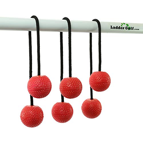 Ladder Golf Official Soft Bolas, 3 PK - color: Red