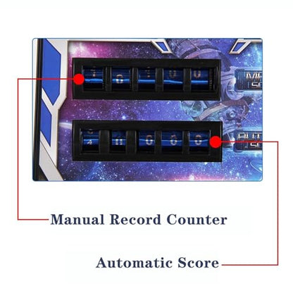 PHATM Tabletop Marble Game Machine - Pinball Games Mini Preschooler Toys Electronic Pinball Machine with Lights Sounds