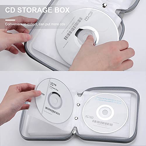 Boys Nursery Art Golf Ball CD Case DVD Storage Case Portable for Car Home Travel
