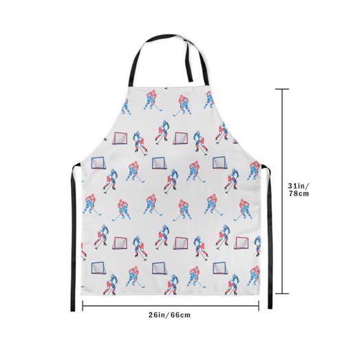 Manfei Ball Sports Kids Kitchen Apron - color: White Blue