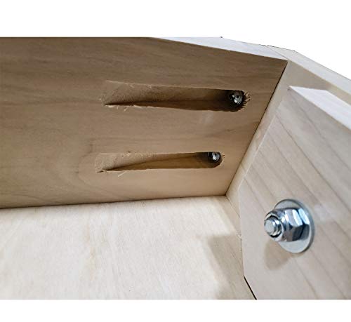 Wood Grain Series - Premium Cornhole Boards w Cupholders and a Handle - Includes 2 Regulation 4' x 2' Cornhole Boards w Premium Birch Plywood and 8 Cornhole Bags - style: 1280