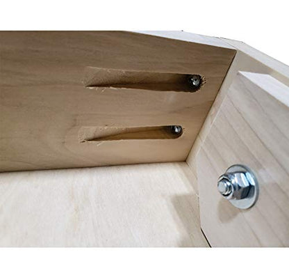 Wood Grain Series - Premium Cornhole Boards w Cupholders and a Handle - Includes 2 Regulation 4' x 2' Cornhole Boards w Premium Birch Plywood and 8 Cornhole Bags - style: 1280