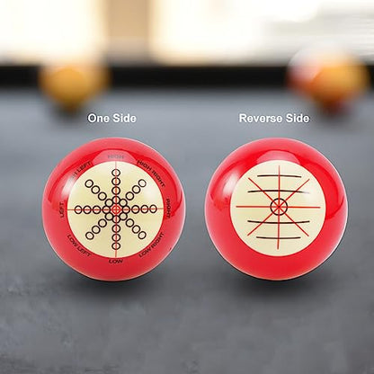2Pcs Billiards Cue Ball Practice Training Cue Ball Professional Billiard Training Pro Cue Ball Pool Cue Ball,Used in American Billiards Eight Balls, Billiard Accessories