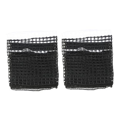 balacoo 2pcs Regulation Table Tennis Net Durable Nylon Pong Net for Use Lightweight Replacement Mesh for Home Office Classroom Play Black