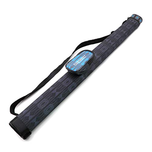 CUESOUL 58" 19oz DS Maple Pool Cue Stick Set with 2 Shaft,13mm Tip with Hard Cue Case 1x1