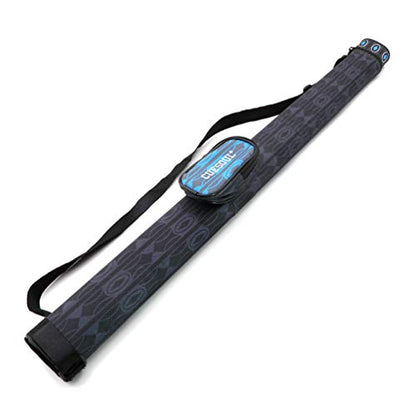 CUESOUL 58" 19oz DS Maple Pool Cue Stick Set with 2 Shaft,13mm Tip with Hard Cue Case 1x1