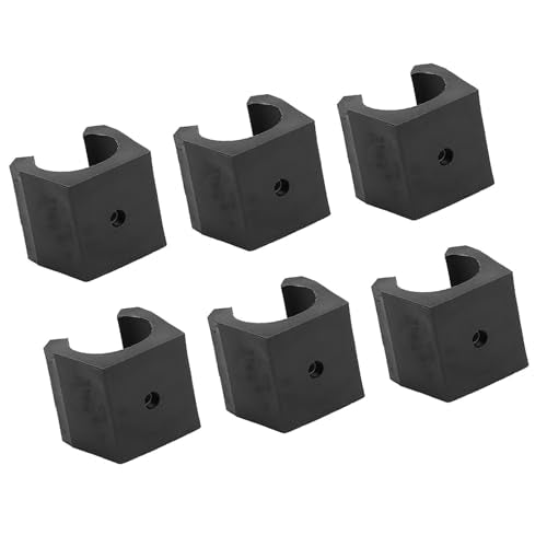 Yosoo Health Gear Plastic Pool Stick Clips, 6 Pcs, Lightweight, Orderly Storage for Fishing and Billiards Cues