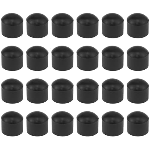 AYLIFU 24PCS Foosball End Caps 15.8mm Foosball Table Rod End Caps Foosball Table Safety End Caps Rubber Sleeve Tip Protectors