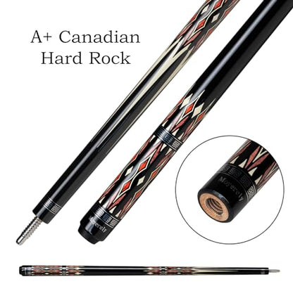 Carbon Fiber Pool Cue,11.8mm/12.5mm Low Deflection Cue Stick,Professional Pool Stick with Case - color: MK4+Extension, size: 12.5mm