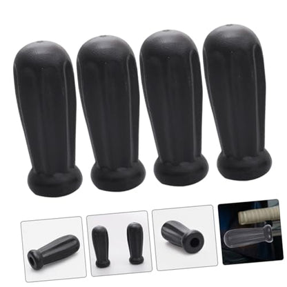 Outanaya Foosball Table Handles Set of 2 Octagonal Plastic Grips TPR Materials Convenient Replacement Parts for Tabletop Football Games
