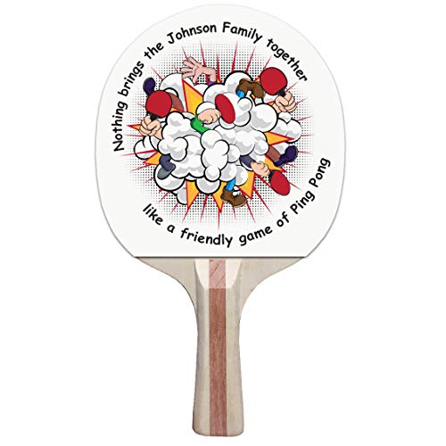 Infusion Ping Pong Paddle and Balls Boxed Gift Set - color: Friendly Family Game