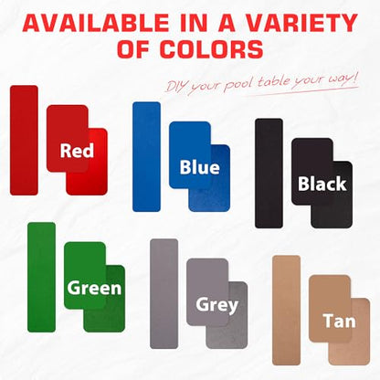 Pool Table Felt Cloth Billiard Cloth with 6 Pcs Cloth Strips and Staple Remover Pool Table Felt Replacement Kit Parts - color: Red, size: 8.5ft