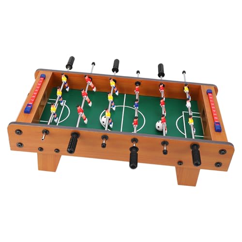 Focket Foosball Table, 50x25x15.5cm Compact Portable Wood Mini Foosball Table, Top Soccer Game with Complete Set for Kids Adults Home Game Room