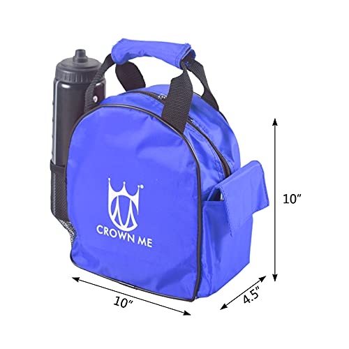 Disc Golf Starter Set, Includes Bag with Water Bottle Pocket and Accessory Pocket, 2 Drivers, 2 Mid-Ranges, 2 Putters, Mini Disc Marker and Towel - color: Blue