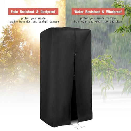 Arcade Machine Cover, Heavy Duty Protective Video Game Cover for Half Size Arcade Game Machines, Waterproof & Dustproof 4FT Electronic Dust Covers,20"L x 24"W x 46"H - size: 20"L x 24"W x 46"H
